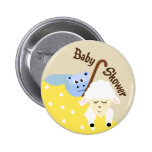 Mjukisdjurflodhästen och Lambbaby shower knäppas Nål