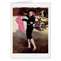 Mlle Victorine Vid Edouard Manet Kort