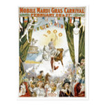 Mobil Mardi Gras1900 affisch Vykort