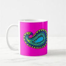 Mod Paisley Kaffe Kopp