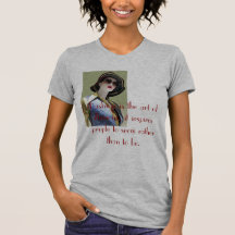 Mode som en konst t-shirts