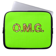 Moderiktig Fluoro prålig smaklaptop sleeve för OMG Laptopfodral