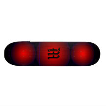 Moderiktig man initiala Goth Bro för röd kall brod Skateboards