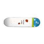 Moderiktig nyckelpiga Hitchin en ritt Skate Deck