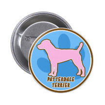 Moderiktig Patterdale Terrier Knapp Med Nål