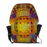 Modern abstrakt messenger bag