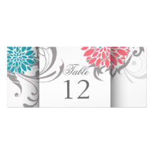 Modern floral wedding set custom invitations