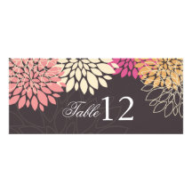 Modern floral wedding set custom invitations