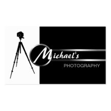 Modern fotografvisitkort