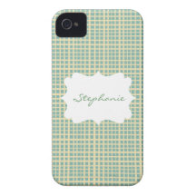 Modern geometrisk bakgrund för beställnings- mitt- Case-Mate iPhone 4 skal