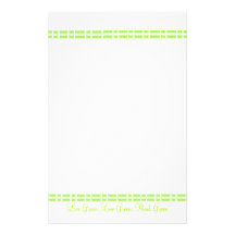 Modern grön design anpassningsbara brevpapper