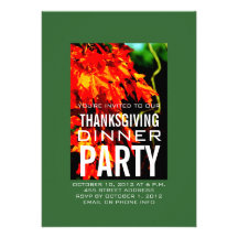 MODERN GRÖNT FÖR THANKSGIVINGMIDDAGINBJUDAN %PIPE%