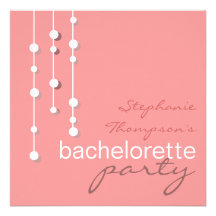 Modern inbjudan för brudBachelorette party