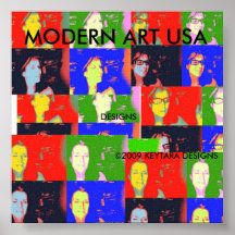 MODERN KONST USA PRINT