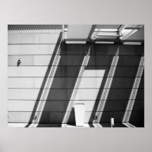Modern konstvinge Chicago Print