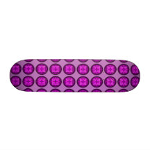 Modern mandala för 70-talmosaiklilor skateboard decks