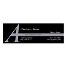 Modern Monogram A i den Smokey lilan Visitkort Mall