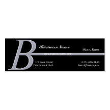 Modern Monogram B i den Smokey lilan Visitkort Mallar