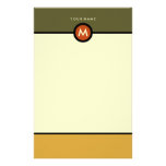 Modern Monogrambrevpapper - affär eller personligt