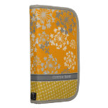 Modern samtida Polkadot blom- design Organizer