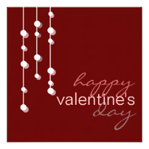 Modern valentines daypartyinbjudan