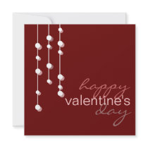 Modern valentines daypartyinbjudan