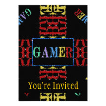 Modern video Gamermosaik Personliga Tillkännagivande