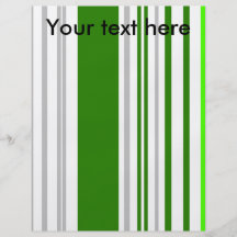 Moderna gröna vit- och gråttrandar custom flyer