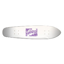 Moderna kvinnliga chic stilfulla mormorfarmödrar skate board decks