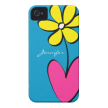 Modernt fodral för daisypersonligiPhone 4/4S Case-Mate iPhone 4 Fodral