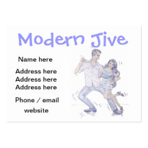 Modernt Jive visitkortar