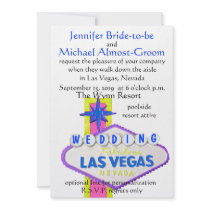 Modernt Las Vegas bröllop