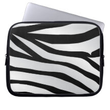 Modernt moderiktigt zebra rändermönster laptopfodral
