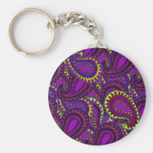 Modlilor Paisley Nyckel Ringar