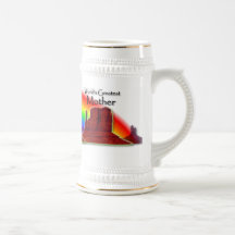 Mödrar som älskar händerregnbågen Stein Kaffe Koppar