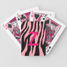 Modzebra tryck kortlek