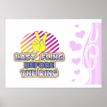 möhippa för bröllop för bachelorette för häftig rö posters