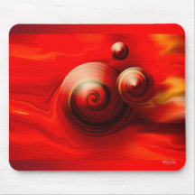 Moiré snurrande Mousepad Musmatta