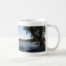 Mojaven begränsar sjön kaffe koppar