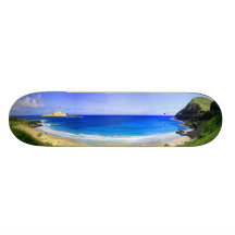 Mokapu'u pekar det panorama- Skateboarddäcket