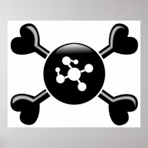 Molekylär biologi för Crossbones Print