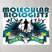 Molekylära väck Wild biologer Print