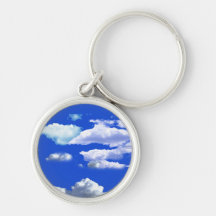 Moln Keychain Nyckelringar