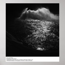 Molnet över vinkar vid Ansel Adams Affischer
