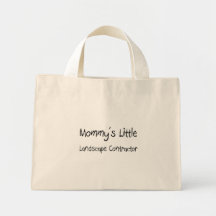 Mommys landskap lite leverantören tote bag