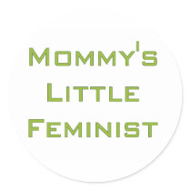 Mommys lite feminist klistermärke