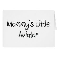 Mommys lite flygare hälsnings kort