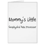 Mommys lite Geophysical dataprocessor Hälsningskort