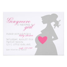 MOMMY'SEN SKUGGAR baby showerinbjudan