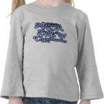 Mommy'sens lite Chestburster, blått i 70-tal utfor Tee Shirts